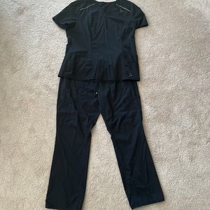 Black Jaanuu Scrub Set